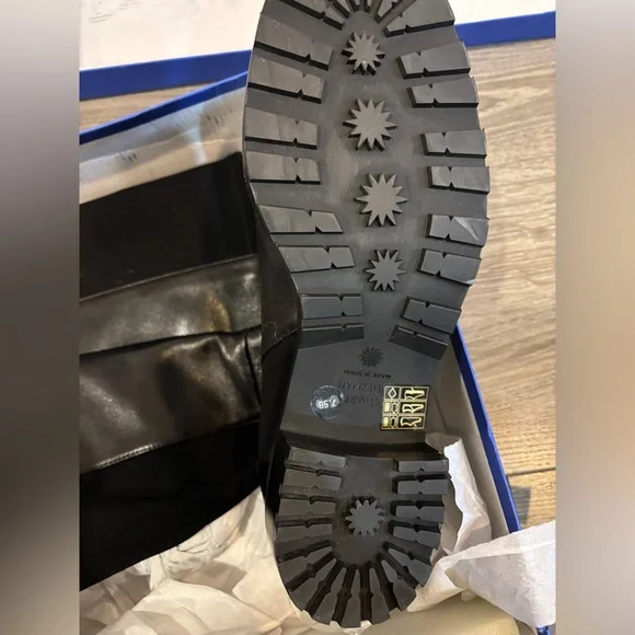 NIB Stuart Weitzman 5050 LUG-SOLE KNEE-HIGH BOOT Sz 7.5 - Picture 6 of 9